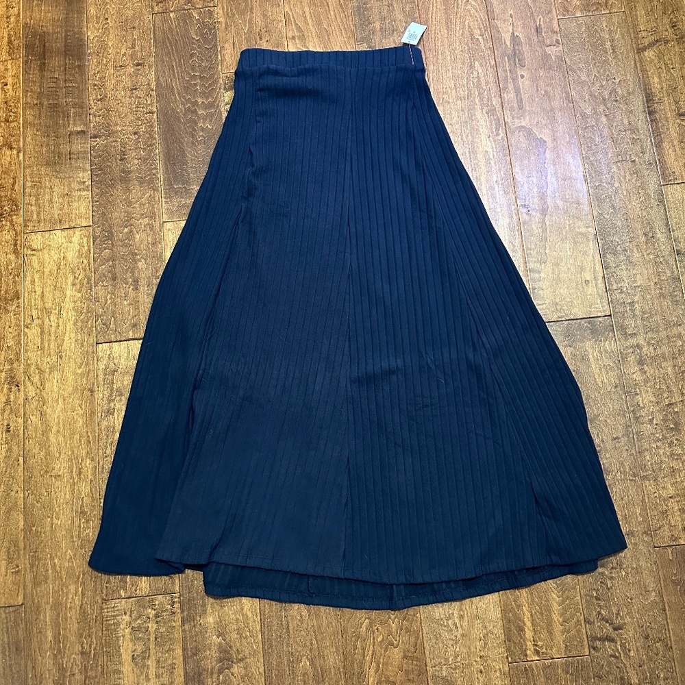 Old Navy Women’s Ribbed Navy Blue Skirt Size XS Extra Small NWT